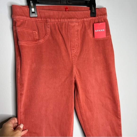 C23 NWT Spanx Ankle Jean-ish Leggings Dark Pink - Picture 5 of 7